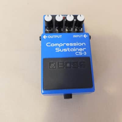 Boss CS-3 Compression Sustainer (Silver Label) 1997 - Present - Blue image 1