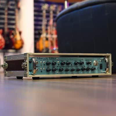 SWR M2 Marcus Miller Preamp in metallic Blue with case image 2