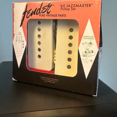 Fender 099-2239-000 Pure Vintage '65 Jazzmaster Pickup Set 2010s - Vintage White image 1