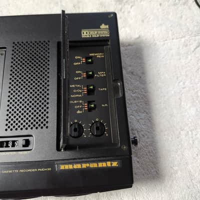 Super Clean Marantz PMD430 CP430 Rebuilt 3-Head Portable Cassette W/Accessories image 5