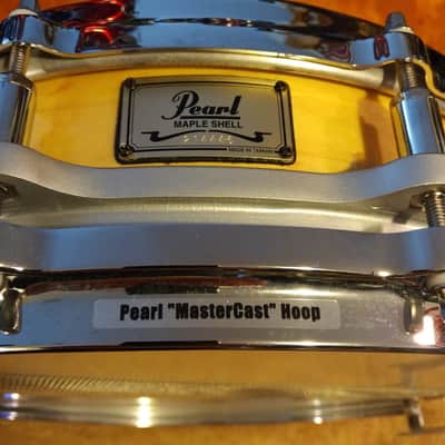 Pearl  Piccolo Snare 14" free floating 1990 maple image 7