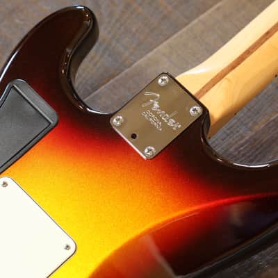 MINTY! 2014 Fender American Deluxe Stratocaster Plus Mystic 3-Color Sunburst w/ Personality Cards + COA OHSC image 14