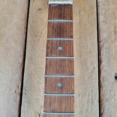 Teisco Neck 1960s with Logo, String Tree, Neck Plate and Screws - Natural image 5
