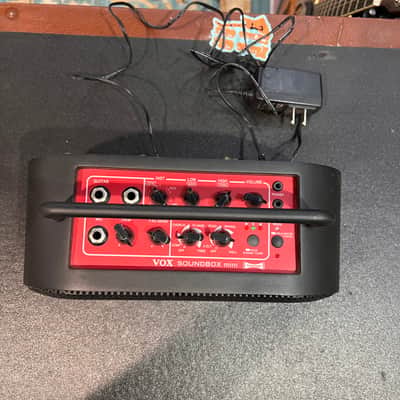 Vox Soundbox Mini Mobile Guitar Amp 2010s - Red image 2