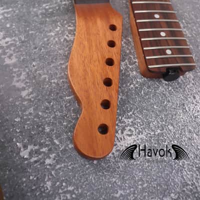 Mahogany T Type Spoke Wheel Carbon Fiber Rods Neck Stainless Steel Jescar Frets image 10