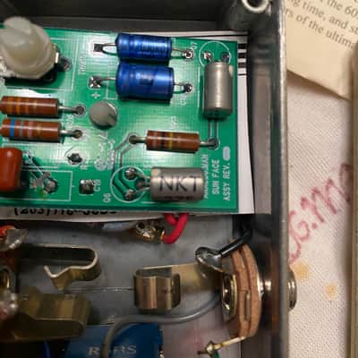 Analogman Sunface fuzz NKT 275 white dot high gain 2010 image 8