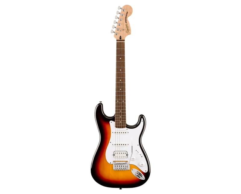 Used Squier Affinity Stratocaster Junior HSS - 3-Color Sunburst w/Laurel FB image 1