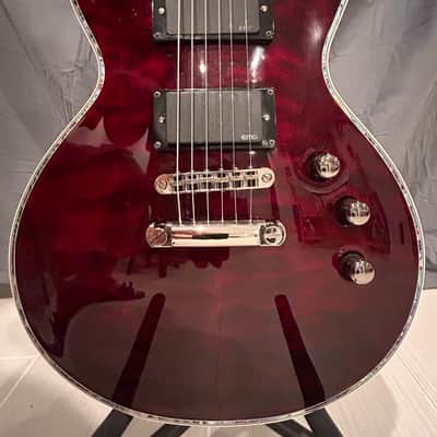 ESP LTD EC-1000 Deluxe QM See Thru Black Cherry Gloss - 2011