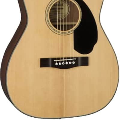 Fender CC-60S Concert Acoustic Guitar. Walnut FB, Natural image 4