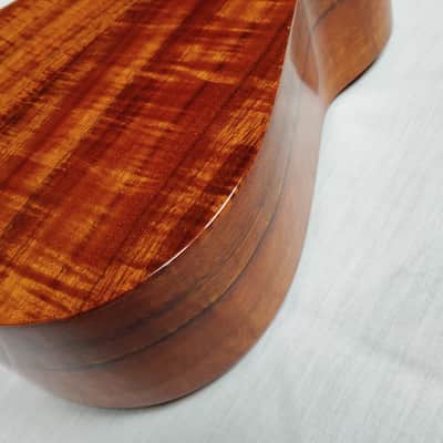 1998 G String Tenor Ukulele Hawaii Derek Shimizu Solid Koa Slotted Head w/ Case image 4
