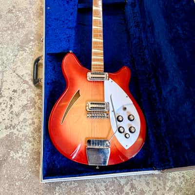 Rickenbacker 365 1966 - Fireglo original vintage USA 360 vibrato stereo image 4