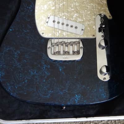 G&L ASAT USA Bowling Ball Blue Swirl image 2
