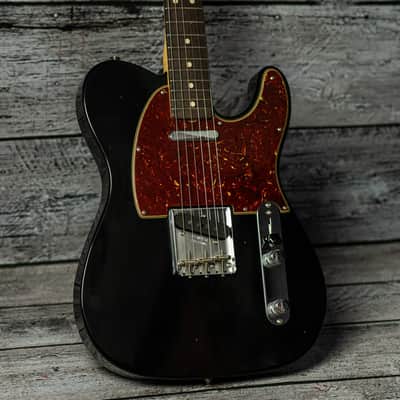 Fender Custom Shop 1963 Telecaster Journeyman Relic - 3A Rosewood Fingerboard, Black image 9