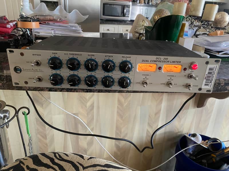 Summit Audio DCL-200 Dual Tube Compressor Limiter 2010s - Silver image 1
