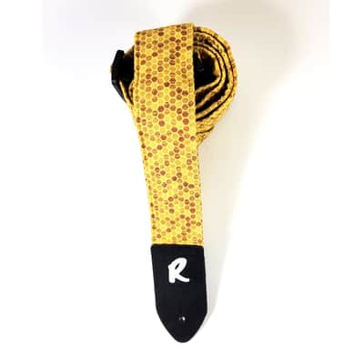 Honey Comb Guitar Strap - Bee Honey Comb Guitar Strap - Bee Guitar Strap -Double Padded for Comfort - Universal Guitar Strap image 4