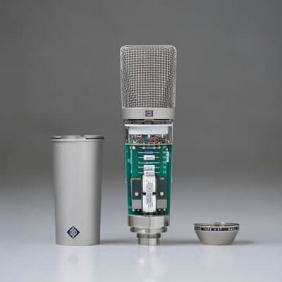 Neumann U67 tube microphone combination with rare vintage head and modern amplifier body, please read full description. image 2