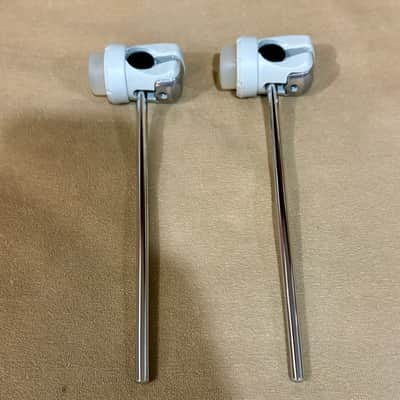 PAIR Tama CB900AS Speed Cobra Accu-Strike Rubber Bass Drum Beater 2010s - Silver/Chrome image 2