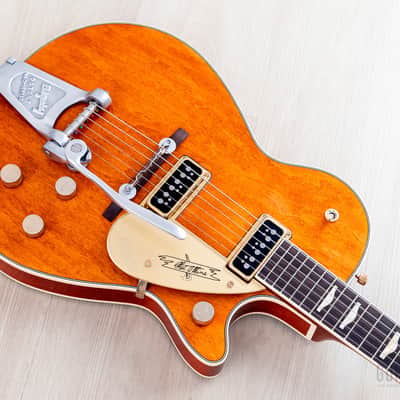 2020 Gretsch USA Custom Shop Stephen Stern Masterbuilt G6121CS Chet Atkins Western Orange Relic w/ Cowboy Case, CoA, Tags image 8