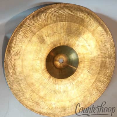 *Ufip 11" 330g Crash/Splash Cymbal Vintage 60s B20 "Made In Italy" Paper-Thin image 3