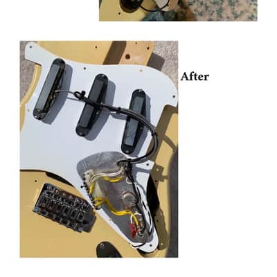 1980’s - 1990’s Vintage Starfire Stratocaster by EKS Tech Inc. Vintage Cream / Buttercream, Made in Japan. Upgraded, Serviced & Setup image 25