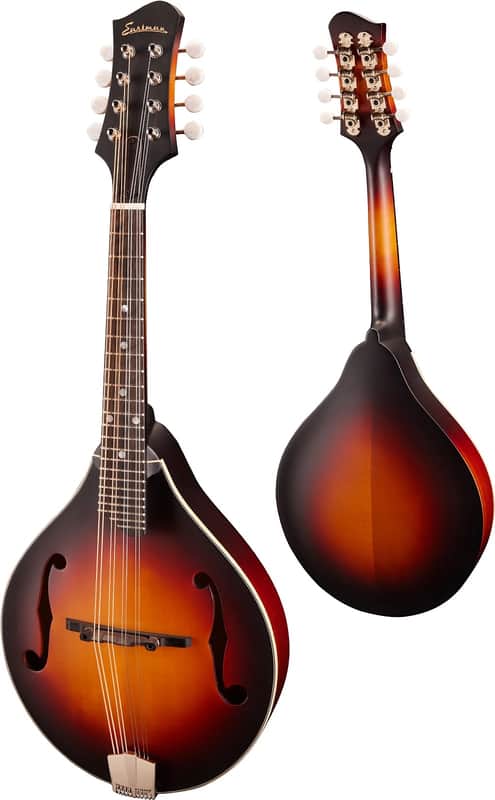 Immagine Eastman MD305E Sitka/Maple A-Style F-Hole Mandolin Sunburst w/K&K Duotone Pickup and Gigbag - 1