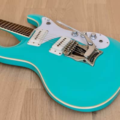 Mosrite Ventures Model Yuzo Kayama Signature Seafoam Green, Mint w/ Case & Strap, Japan Kurokumo image 10