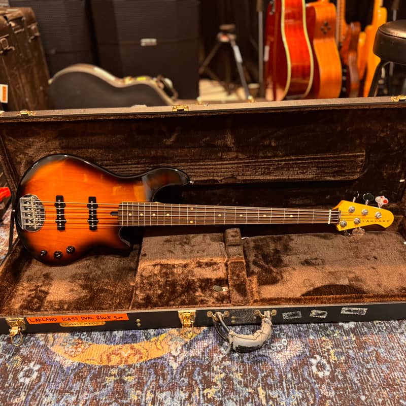 Lakland USA Classic 55-Dual J  5-String Bass Rosewood Fretboard Sunburst finish image 1