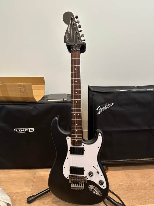 Squier Contemporary Active Stratocaster HH with Floyd Rose | Reverb