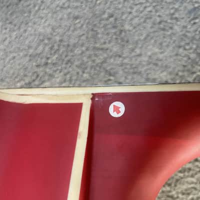 Cherry Burst 38 Inch Acoustic Guitar, ABS Body, Mahogany Neck image 18