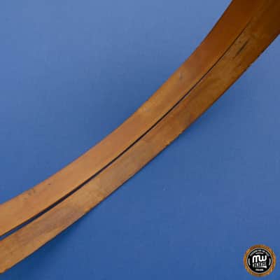 Ludwig 1-Ply Solid Maple Bassdrum Hoops 24" Walnut Cortex image 8