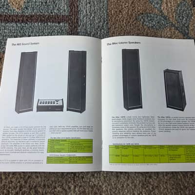 Vintage 1972 Altec Musicial Sound Equipment Catalog! Rare, Original Case Candy, Paperwork! image 5