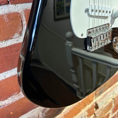 Squier By Fender 50th Anniversary Strat 1996 - Black image 4