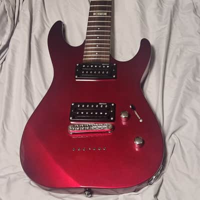 ESP LTD M-107 7-String Electric Guitar - Black | Reverb