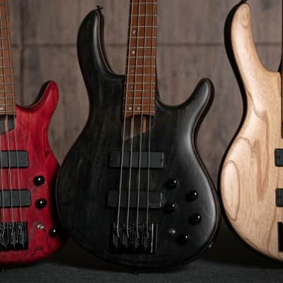 Elevate Your Sound: Cort Artisan Element 4-String Bass – Black Open Pore Finish, Bartolini Electionics image 11