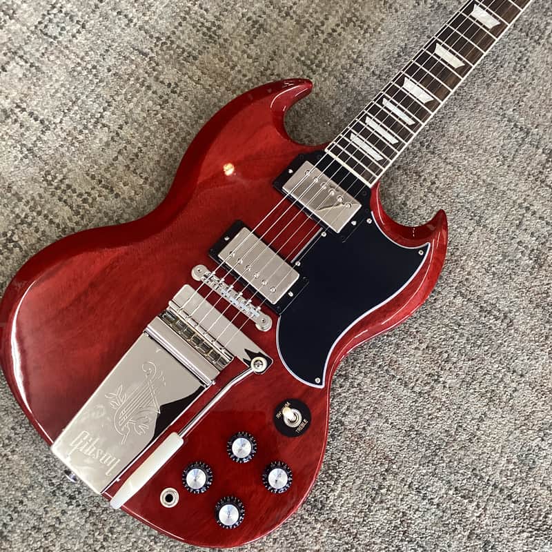 Gibson SG Standard '61 with Maestro Vibrola in Vintage Cherry with Hardcase image 1