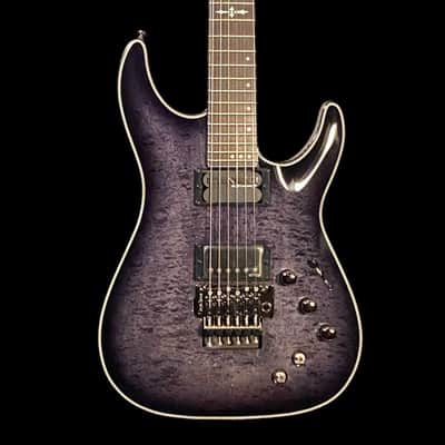 Schecter Hellraiser Hybrid C-1 FR-S Electric Guitar - Trans Black Burst image 2