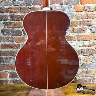 Yamaha CJ-818SB Jumbo Acoustic Guitar w/ GB (1980s - Sunburst) image 3
