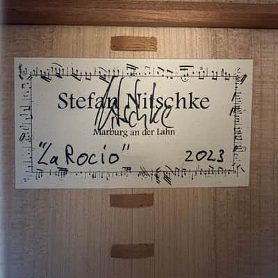 2023 Stefan Nitschke "Vicente Arias" SP/CY Classical Guitar image 4