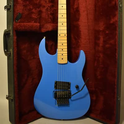 c. 1987 BC Rich USA Gunslinger Sky Blue Metallic Flip-Flop Finish w/HSC image 1