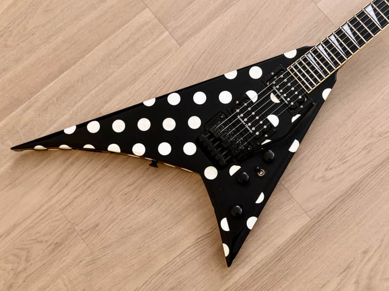 2006 Jackson Stars Randy Rhoads RR-J2 Polka Dot Flying V Near Mint