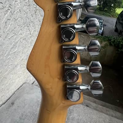 1987 Fender Made in Japan Stratocaster Kahler tremolo- Red Sparkle image 21