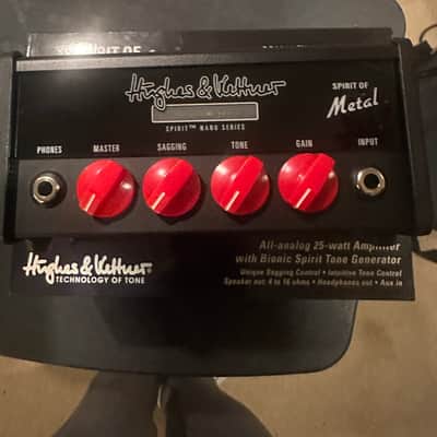 Hughes & Kettner Spirit Nano Spirit of Metal 25-Watt Mini Guitar Amp Head 2020 - 2021 - Black image 5