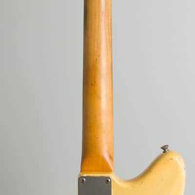 Fender Jazzmaster Solid Body Electric Guitar (1960), ser. #58205, original white Tolex hard shell case. image 9