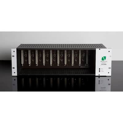 WesAudio Titan 10-Slot Powered ng500 / 500 Series Rack 2010s - Black image 1