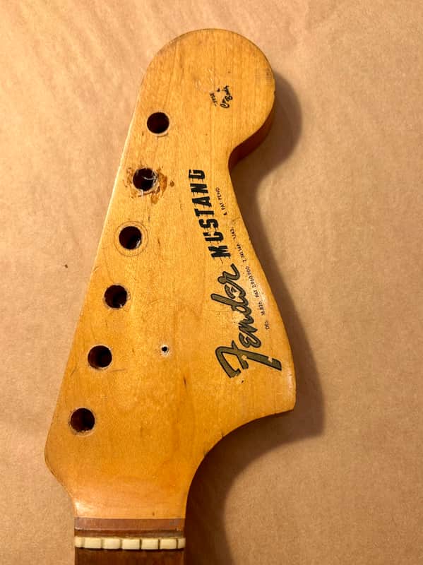 Vintage 1965 Fender Mustang Neck image 1