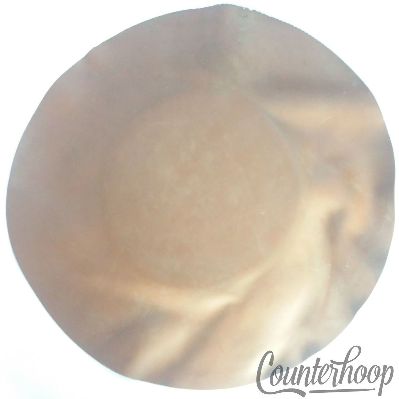 Slingerland Buddy Rich Vacuum 14" Tan Practice Pad Snare Drum Mute/Silencer USA — main photograph