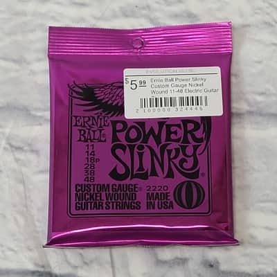 Ernie Ball EB2220 Power Slinky Electric Guitar Strings 11-48 image 5