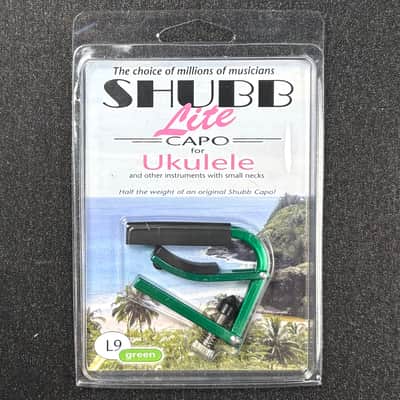 Shubb Lite Capo For Ukulele L9 Green! For Tenor Concert Soprano! image 1