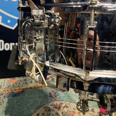 Leedy - 5x14" No. 391 Shelley Manne, Broadway Snare Drum 1963–1966 - Chrome over Brass image 9