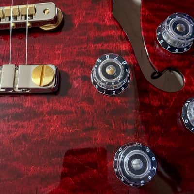 WOW! PRS McCarty 594 Hollowbody II - Fire Red Burst (Wraparound Finish) - FREE Shipping image 15